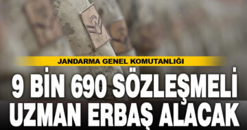 Jandarma Genel Komutanlığına 9 bin 690 sözleşmeli uzman erbaş alınacak – denizlihaber.com