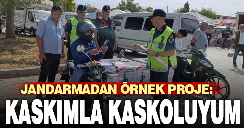 Denizli jandarması ‘Kaskımla Kaskoluyum’ projesi başlattı – denizlihaber.com