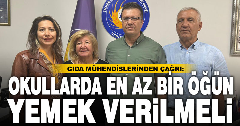 Gıda Mühendisleri Odası: Gıdaya erişim zorlaşıyor, okullarda yemek verilmeli – denizlihaber.com