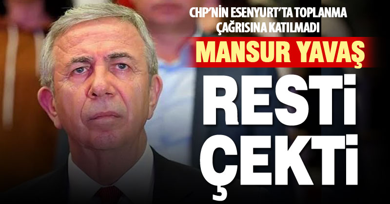 Mansur Yavaş’tan Esenyurt kararı: Resti çekti – denizlihaber.com