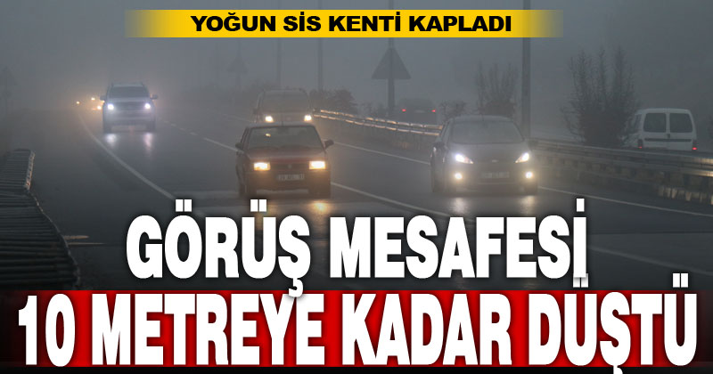 Denizli’de yoğun sis görüş mesafesini 10 metreye kadar düşürdü – denizlihaber.com