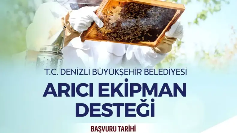 Denizli Büyükşehir Belediyesi’nden Arıcılara Ekipman Desteği Projesi