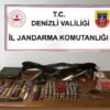 Denizli’de Silah Kaçakçılığı Operasyonu: Çok Sayıda Silah ve Mühimmat Ele Geçirildi