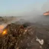 Denizli’de Eski Çöp Alanında Yangın Kontrol Altına Alındı