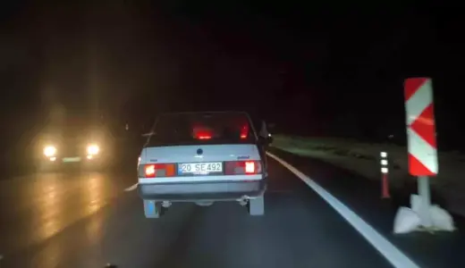 Denizli’de Tehlikeli Sürüşe Ceza