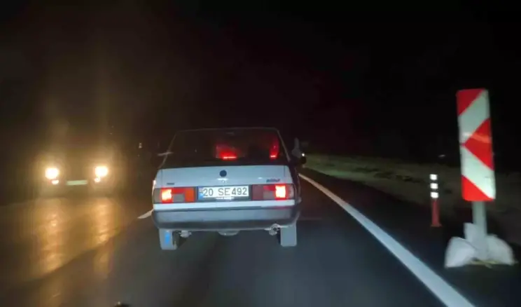 Denizli’de Tehlikeli Sürüşe Ceza