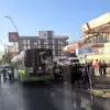 Denizli’de Halk Otobüsü Arıza Yaptı, Trafik Alt Üst Oldu