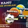 3. Kamu Spor Oyunları Başlıyor